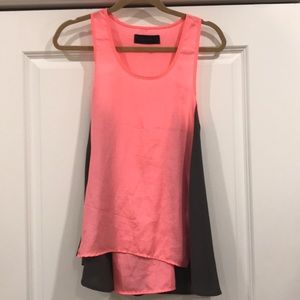 Bright pink tank